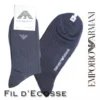 ARMANI CHAUSSETTES MARINE LOGO EAGLE FIL D'ECOSSE STYLE 1 -mg MEN GENERATION SOLDES armani chaussettes marine logo eagle style 1