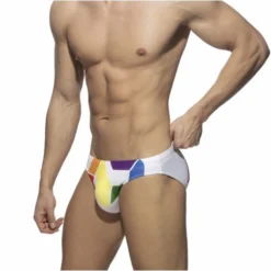 BIKINI DE BAIN PACK UP PRIDE BLANC ADS222 - ADDICTED -mg MEN GENERATION SOLDES bikini de bain pack up pride blanc ads222 addicted 2