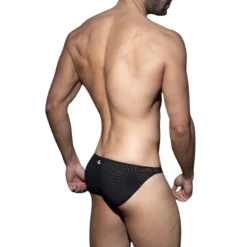BIKINI EXCITE EN MESH NOIR ADF202 - ADDICTED FETISH -mg MEN GENERATION SOLDES bikini excite en mesh noir adf202 addicted fetish 2