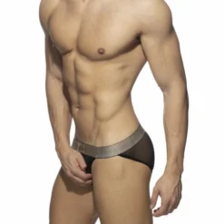 BIKINI SNAKE TULLE TRANSPARENT NOIR AD1017 - ADDICTED