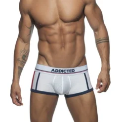 BOXER SPORT MESH BLANC AD739 - ADDICTED