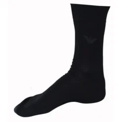 CHAUSSETTES HAUTES COTON NOIRES UNIS - ARMANI