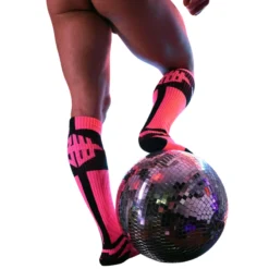 CHAUSSETTES INFINITY NEON ROSE 2304C - BREEDWELL -mg MEN GENERATION SOLDES chaussettes infinity neon rose 2304c breedwell 2