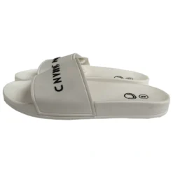 CLAQUETTES LOGOTEES BLANCHES - 10025 - CHABRAND -mg MEN GENERATION SOLDES claquettes logotees blanches 10025 chabrand 2