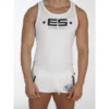ES DEBARDEUR BLANC 202 -mg MEN GENERATION SOLDES es debardeur blanc avec bordure contraste