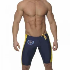 ES SP020 SHORT RUNNING SPORT NAVY/JAUNE