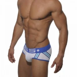 ES UN027 SLIP BLANC A DOUBLE PUSH UP -mg MEN GENERATION SOLDES es un027 slip blanc a double push uph slip blanc 1