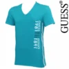 GUESS - T-SHIRT TURQUOISE STAZ UC7U2A