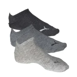 LOT DE 3 PAIRES CHAUSSETTES INVISIBLES GRIS SPORTLIFESTYLE - PUMA