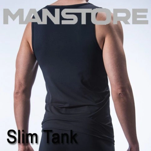 MANSTORE - SLIM TANK M410 DEBARDEUR HOMME NOIR 4 MANSTORE - SLIM TANK M410 DEBARDEUR HOMME NOIR – Image 2