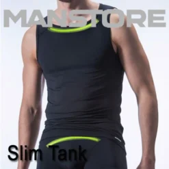 MANSTORE - SLIM TANK M410 DEBARDEUR HOMME NOIR