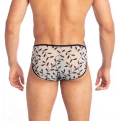 MINI SLIP EN TULLE OLIVIER HIPSTER BLEU PASTEL - L'HOMME INVISIBLE -mg MEN GENERATION SOLDES mini slip en tulle olivier hipster bleu pastel l homme invisible 1