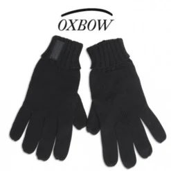 OXBOW - Gants En Maille Noir EULIDO