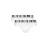 PACK DE DEUX SLIPS BLANC - BIKKEMBERGS -mg MEN GENERATION SOLDES pack de deux slips blanc bikkembergs