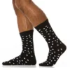 PAIRE DE CHAUSSETTES HAUTES POLKADOT NOIRES - MODUS VIVENDI