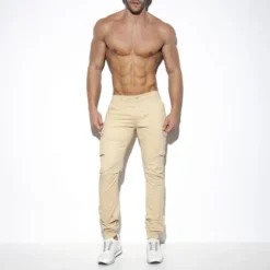 PANTALON CARGO BEIGE - ES COLLECTION