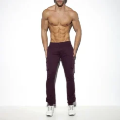 PANTALON CARGO PRUNE - ES COLLECTION