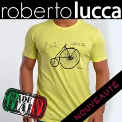 ROBERTO LUCCA - T SHIRT BIKE SUNNY JAUNE