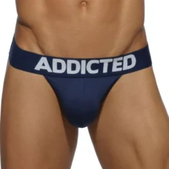 SLIP BIKINI NAVY TANGA AD466 - ADDICTED -mg MEN GENERATION SOLDES slip bikini navy tanga ad466 addicted 1