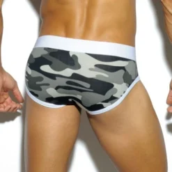 SLIP CAMOUFLAGE GRIS BASIC UN196 - ES COLLECTION -mg MEN GENERATION SOLDES slip camouflage gris basic un196 es collection 2