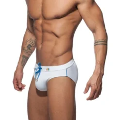 SLIP DE BAIN RAINBOW BLANC ADS195 - ADDICTED -mg MEN GENERATION SOLDES slip de bain rainbow blanc ads195 addicted 1