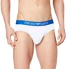 SLIP PURE ORGANIC COTTON BLANC - EMPORIO ARMANI -mg MEN GENERATION SOLDES slip pure organic cotton blanc emporio armani