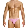 SLIP TAILLE BASSE EN CROCHET ROSE 08018 - MODUS VIVENDI -mg MEN GENERATION SOLDES slip taille basse en crochet rose modus vivendi