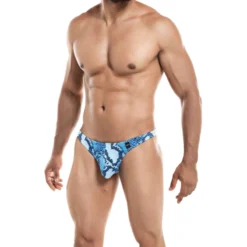 STRING BLEU SERPENT PROVOCATIVE C4M03- CUT4MEN