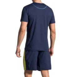 T-SHIRT DE SPORT NAVY RED1710 - OLAF BENZ -mg MEN GENERATION SOLDES t shirt de sport navy red1710 olaf benz 1