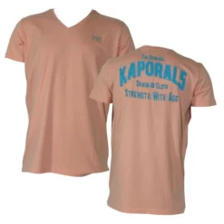 T-SHIRT MANCHE COURTE ESSENTIEL NEON ORANGE - KAPORAL
