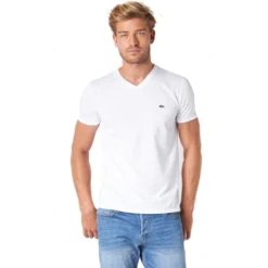 T-SHIRT MANCHES COURTES BLANC - LACOSTE -mg MEN GENERATION SOLDES t shirt manches courtes blanc lacoste 2