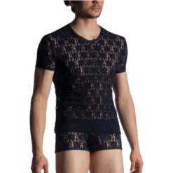 mg MEN GENERATION SOLDES -mg MEN GENERATION SOLDES t shirt marine en dentelle polyamide tower string m853 manstore 1