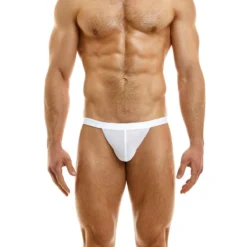 TANGA MUSLIN EN TULLE BLANC 09314 - MODUS VIVENDI