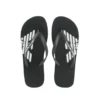 TONGS LOGOTEES NOIR XVQS08-XN746 - EMPORIO ARMANI -mg MEN GENERATION SOLDES tongs logotees noir xvqs08 xn746 emporio armani