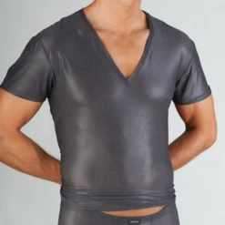 TSHIRT LIVADIKI NOIR V SHIRT - BODYART